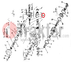 TUERCA DE BOLA HIDRÁULICA PARA VOLANTE KUBOTA ORIGINAL 31351-66600