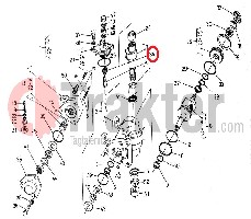 DADO VITE A SFERA VOLANTE IDRAULICO ORIGINAL KUBOTA 31351-66600