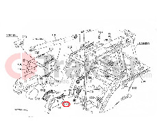 PEGATINA LENTO RÁPIDO ORIGINAL KUBOTA 34076-49230