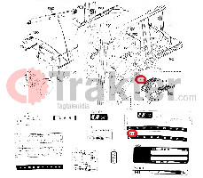 ADESIVO MARCE DEL SERIALE 34076-49210 OEM