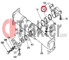 BUSSOLA PERNO DI BIELLA POSTERIORE METALLICO ORIGINAL KUBOTA 34070-13640