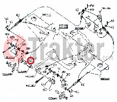 ANELLO ALBERO SNODO BRACCIO FRENO ORIGINAL KUBOTA 08511-02820