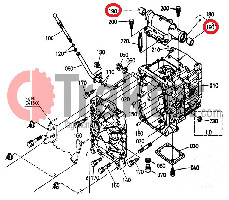 CASQUILLO DE ANILLO DE COJINETE PARA CAMBIO DE MARCHA KUBOTA ORIGINAL 08511-02020