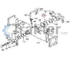 HINTERER DIFFERENTIAL-BUCHSENRING AUS METALL-KURBELBOLZEN ORIGINAL KUBOTA 08511-07030