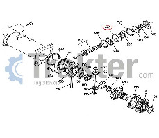 DIFFERENTIAL VORDERER DISTANZSTÜCK ORIGINAL KUBOTA 34070-12140