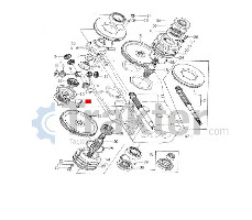 TELLERRAD-SCHRAUBE DIFFERENTIAL ORIGINAL ISEKI 1404-301-010-00