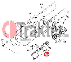 DIFFERENTIAL LAGERGEHÄUSE HALTERUNG VORN ORIGINAL KUBOTA 31353-44700 31353-44702