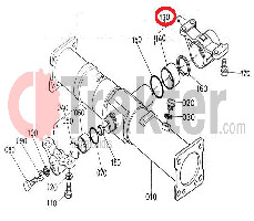 ΔΙΑΦΟΡΙΚΟΥ ΚΟΥΖΙΝΕΤΟΥ ΒΑΣΗ ΠΙΣΩ ORIGINAL KUBOTA 34070-13600