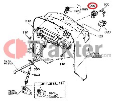 INTERRUTTORE DI AVVIAMENTO KUBOTA ORIGINAL 6c040-55452