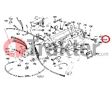 INTERRUTTORE DI AVVIAMENTO CON ADESIVI E CHIAVI ORIGINAL KUBOTA 66706-55120