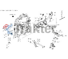 PARKBREMSSENSORSCHALTER ORIGINAL ISEKI 1690-652-200-00 3807-836-400-00
