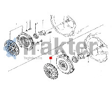 KUPPLUNGSSCHEIBE ORIGINAL ISEKI 1507-121-201-00 1594-121-210-20