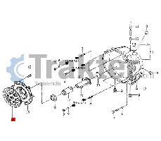 DISCO DE EMBRAGUE ORIGINAL ISEKI 1614-120-220-00