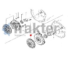 KUPPLUNGSSCHEIBE ORIGINAL ISEKI 1507-121-201-00 1594-121-210-20