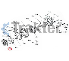 KUPPLUNGSSCHEIBE ORIGINAL KUBOTA 32420-14400 32425-14400