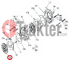 KUPPLUNGSSCHEIBE ORIGINAL KUBOTA 35350-99140 38150-14400 34370-14300 32430-14400