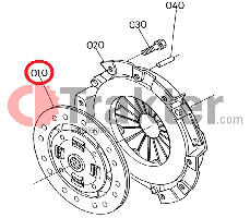 DISCO DE EMBRAGUE KUBOTA ORIGINAL 67980-13500 67401-13400 67211-13400 67980-13400 66436-13400