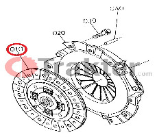 DISCO FRIZIONE ORIGINAL KUBOTA 6a110-13270 6a110-13273