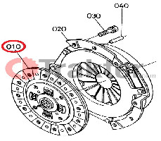DISCO PRESSIONE DI FRIZIONE ORIGINAL KUBOTA 6c080-13400