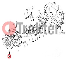 KUPPLUNGSSCHEIBE ORIGINAL KUBOTA 32130-14300 32130-14302