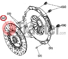 DISCO FRIZIONE ORIGINAL KUBOTA ta020-20500 td020-20500