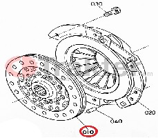 DISCO FRIZIONE 215mm 1561-121-210-50 OEM