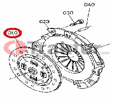 DISCO FRIZIONE 76630-13310 OEM 67111-13310 OEM