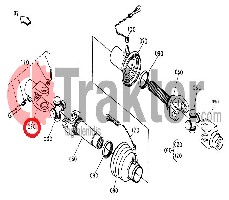 GABELKOPF PTO ORIGINAL KUBOTA 70834-58120