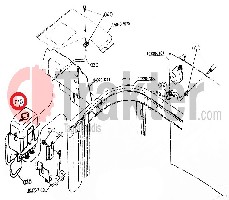 SERBATOIO ACQUA DISPENSER SPRUZZO ORIGINAL KUBOTA 3f760-55760
