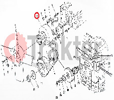 ΔΥΝΑΜΟ ΜΑΝΙΑΤΟ ΜΕ ΑΓΩΓΟ ΝΕΡΟΥ ORIGINAL KUBOTA 15261-64010 15371-64011