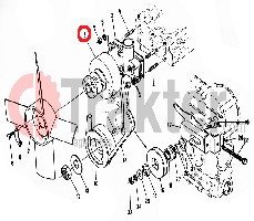 DINAMO MAGNETE CON GUARNIZIONE ACQUA ORIGINAL KUBOTA 15973-64010 15973-64012