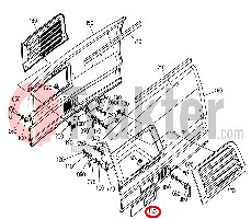 MARMITTA DI SCARICO COPERCHIO GRIGLIA MASCHERINA ORIGINAL KUBOTA 34070-40530