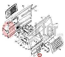MARMITTA DI SCARICO COPERCHIO GRIGLIA MASCHERINA ORIGINAL KUBOTA 34070-40530