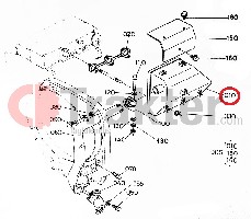 AUSPUFFTOPF ORIGINAL KUBOTA 67950-58510