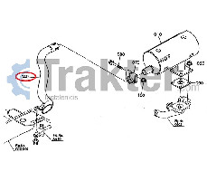 AUSPUFFROHR ORIGINAL KUBOTA 6A100-58420