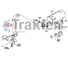 AUSPUFFROHR ORIGINAL KUBOTA 6A100-58420