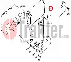 MARMITTA DI SCARICO ORIGINAL KUBOTA ta040-16410