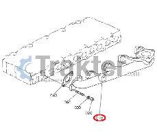 SILENCIADOR DEL TUBO DE ESCAPE KUBOTA ORIGINAL 17381-12312 17381-12310