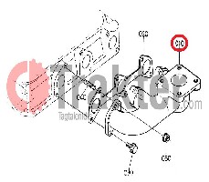 COLLETTORE SCARICO ORIGINAL KUBOTA 16864-12310