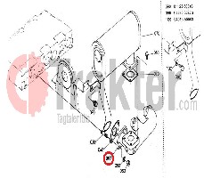 MARMITTA DEL CONDOTTO DI SCARICO ORIGINAL KUBOTA 17367-12310 1G866-12310