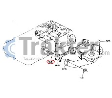 AUSPUFF-STEHBOLZEN 16241-91490 ORIGINAL KUBOTA PART