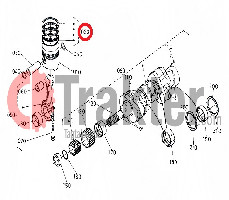 PISTON RINGS 0,5 ORIGINAL KUBOTA 15901-21090 15901-21092