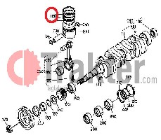 ANELLI DI PISTONE ORIGINAL KUBOTA 17371-21090