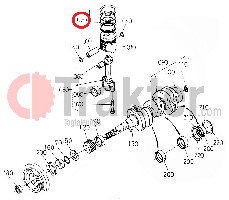 ΕΛΑΤΗΡΙΑ ΠΙΣΤΟΝΙΟΥ 0.5 ORIGINAL KUBOTA 15201-21090