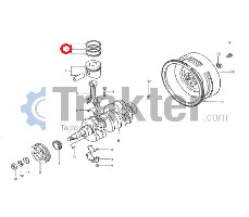 ΕΛΑΤΗΡΙΑ ΠΙΣΤΟΝΙΟΥ ORIGINAL ISEKI 5650-043-184-00