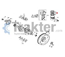 KOLBENRINGE ORIGINAL ISEKI 6212-121-001-10