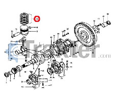 PISTON RINGS ORIGINAL KUBOTA 15231-21050