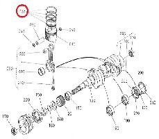 ANELLI DI PISTONE STANDARD 16427-21050 OEM 16427-21051 OEM 16427-21053 OEM