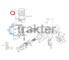 ΕΛΑΤΗΡΙΑ ΠΙΣΤΟΝΙΟΥ STANDARD ORIGINAL KUBOTA 16292-21050 16292-21053
