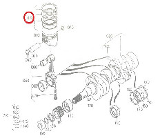 KOLBENRINGE STANDARD ORIGINAL KUBOTA 16467-21050